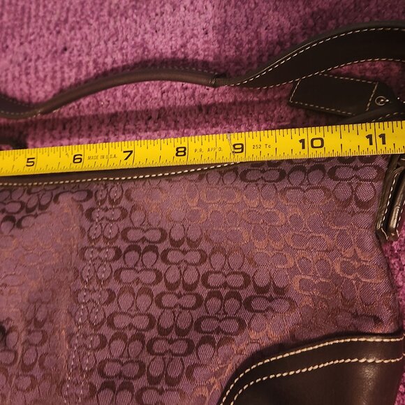 Coach Vintage Small Hobo Bag - Rare Purple Signature - Like New - Picture 10 of 12